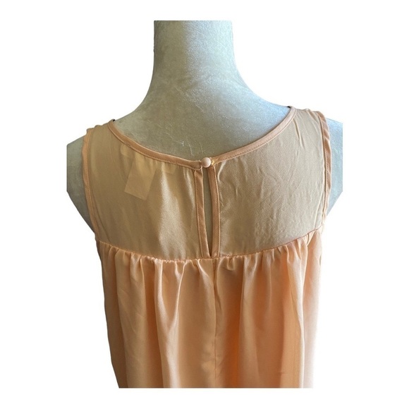 NWOT-PINKLICIOUS-PEACH COLOR DRESS-SIZE SMALL - Picture 8 of 9